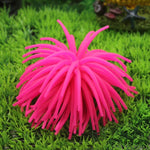 Artigos de Aquário Decoração Bola de Ouriço-do-mar Simulada em TPR, Tamanho: M, Diâmetro: 10cm, Tamanho: M