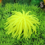 Artigos de Aquário Decoração Bola de Ouriço-do-mar Simulada em TPR, Tamanho: M, Diâmetro: 10cm, Tamanho: M