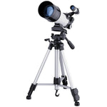WR852-3 Telescópio Astronómico de Alta Definição 16x/66x70 com Tripé, Clipe para Fixar Telemóvel e Filtro Lunar, 66x70 Branco + Filtro Lunar, 66x70 Azul + Filtro Lunar