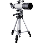 WR852-3 Telescópio Astronómico de Alta Definição 16x/66x70 com Tripé, Clipe para Fixar Telemóvel e Filtro Lunar, 66x70 Branco + Filtro Lunar, 66x70 Azul + Filtro Lunar