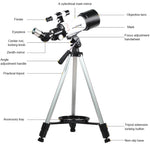 Maifeng40070 Telescópio Astronómico de Alta Definição 233x70 com Tripé, 233 x 70