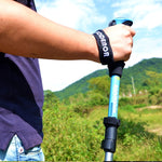 Bastões de Trekking Portáteis Ajustáveis em Liga de Alumínio 125cm, Verde#125cm, Azul#125cm, Vermelho#125cm, Amarelo#125cm