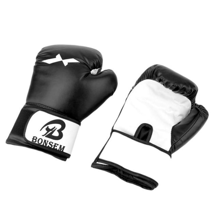 Luvas de Boxe de Treino BONSEM para Adultos, C1 Preto, C1 Vermelho