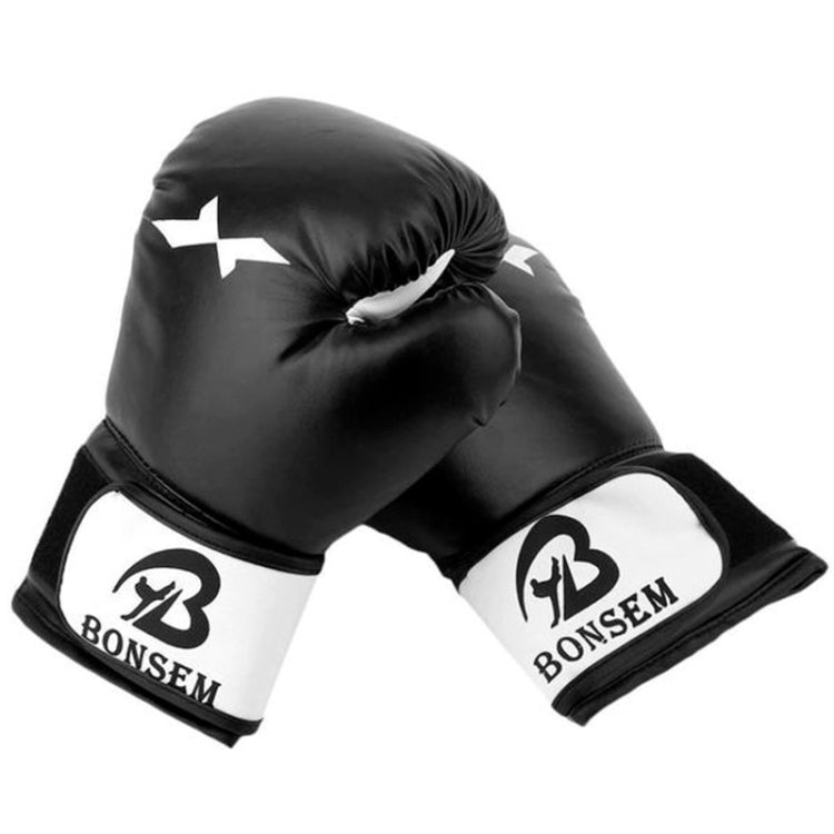 Luvas de Boxe de Treino BONSEM para Adultos, C1 Preto, C1 Vermelho