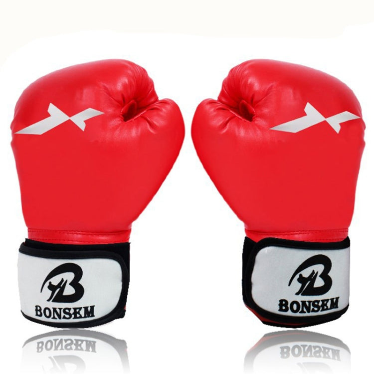 Luvas de Boxe de Treino BONSEM para Adultos, C1 Preto, C1 Vermelho