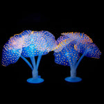 Artigos de Aquário Decoração Água-viva Simulada Fluorescente em Silicone com Ventosa, Tamanho: 10*10*9cm