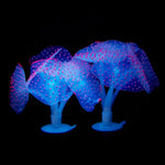 Artigos de Aquário Decoração Água-viva Simulada Fluorescente em Silicone com Ventosa, Tamanho: 10*10*9cm
