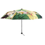 Guarda-chuva criativo estilo fresco de três dobras com fita prateada anti-ultravioleta, OG3884A, OG3884B