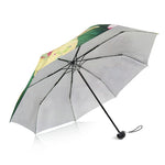 Guarda-chuva criativo estilo fresco de três dobras com fita prateada anti-ultravioleta, OG3884A, OG3884B