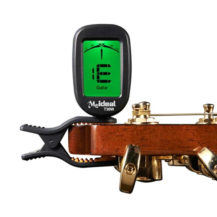 Afinador de Guitarra Clip-On Cromático Preciso, Afinador para Guitarra Acústica, Baixo, Banjo, Violino, Ukulele