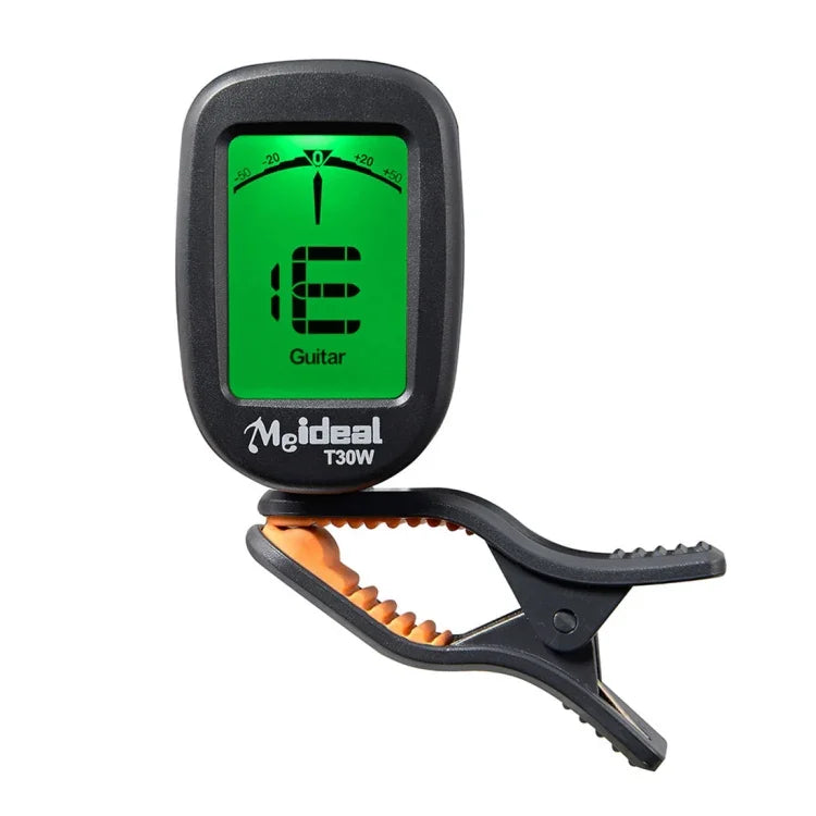 Afinador de Guitarra Clip-On Cromático Preciso, Afinador para Guitarra Acústica, Baixo, Banjo, Violino, Ukulele