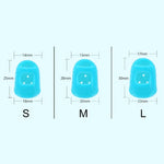 10 PCS Protetor de Dedo Anti-dor para Instrumento de Cordas Guitarra Ukulele, Entrega em Cor Aleatória (Tamanho: S), Tamanho: S