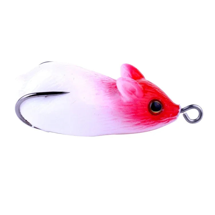 Iscas de Pesca Biomiméticas HENGJIA de 5 cm em Forma de Rato, Entrega de Cor Aleatória