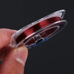 Linha de Pesca de Nylon de Seda Bruta Importada 1.5C 0,203mm Tensão de Nódulos 2,46kg Tensão de Linha Reta 2,99kg 50m