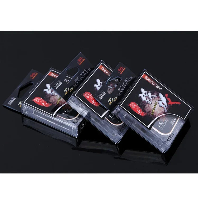 Linha de Pesca de Nylon de Seda Bruta Importada 1.5C 0,203mm Tensão de Nódulos 2,46kg Tensão de Linha Reta 2,99kg 50m