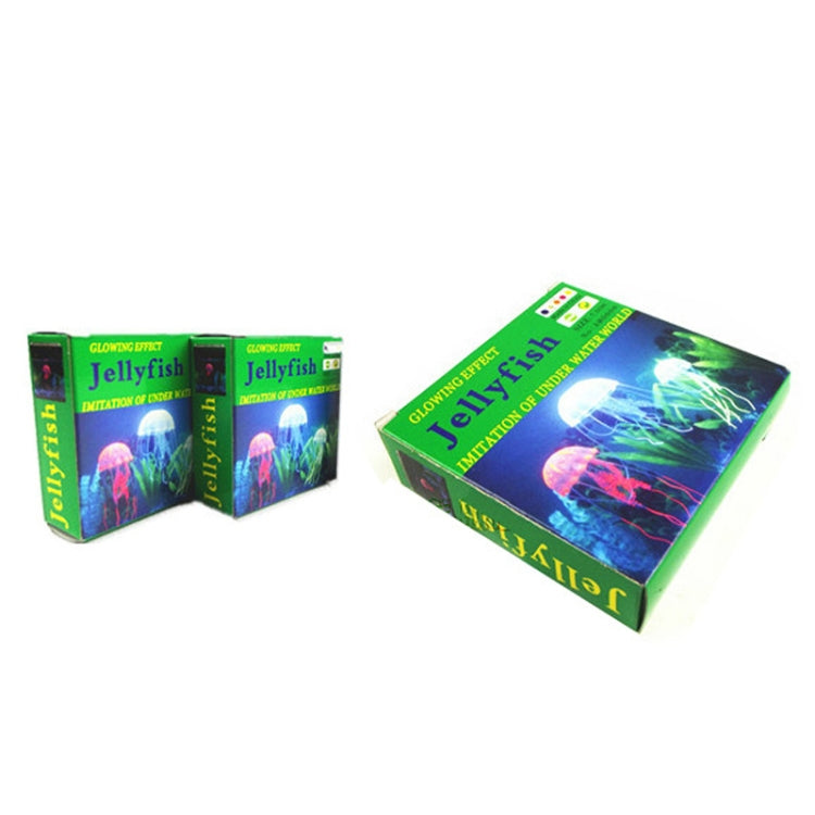 Artigos para Aquário Decoração Silicone Simulação Água-viva Fluorescente com Ventosa, Tamanho: 8*20cm, 8cm