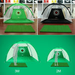Ajudas de treino de golfe PGM, rede de prática para desporto interior 2m, 2m
