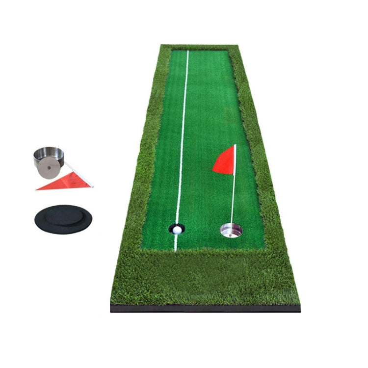 Tapete de Putting de Golfe PGM com Duas Cores, Treinador de Bastão, Tamanho: 75x300cm