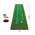 Tapete de Putting de Golfe PGM com Duas Cores, Treinador de Bastão, Tamanho: 75x300cm