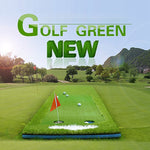 Tapete de Putting de Golfe PGM com Duas Cores, Treinador de Bastão, Tamanho: 75x300cm