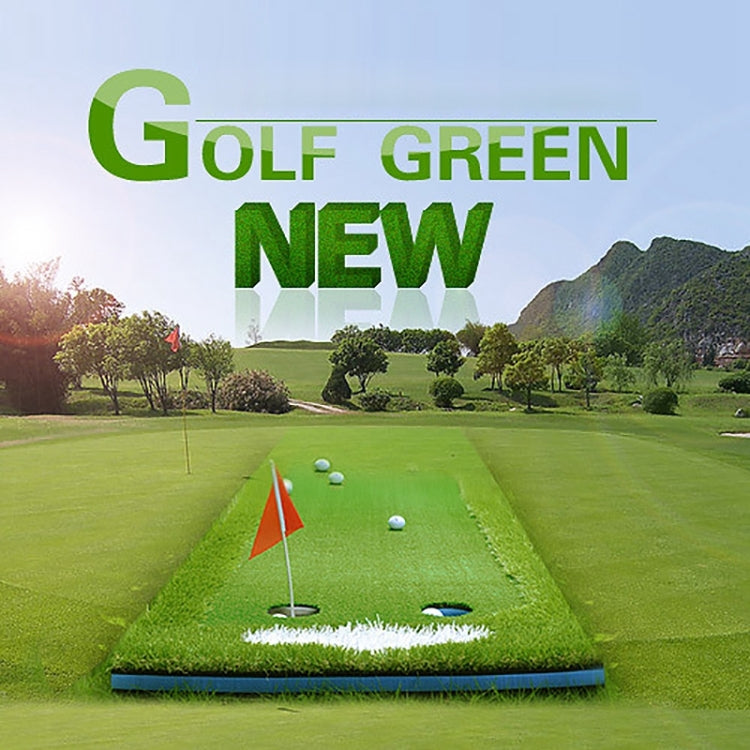 Tapete de Putting de Golfe PGM com Duas Cores, Treinador de Bastão, Tamanho: 75x300cm