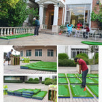 Tapete de Putting de Golfe PGM com Duas Cores, Treinador de Bastão, Tamanho: 75x300cm