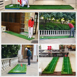 Tapete de Putting de Golfe PGM com Duas Cores, Treinador de Bastão, Tamanho: 75x300cm