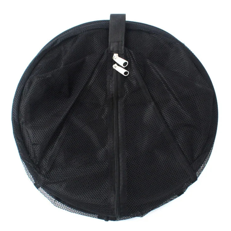 Mesa dobrável para piquenique e campismo com rede para secar legumes e frutas, prateleira para secar pratos (Preto), rede redonda para secar