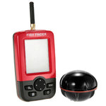 Detector de Peixes Sem Fios XJ-01 Sensor Sonar 125KHz Localizador de Profundidade 0,6-36m com Ecrã LCD de 2,4 polegadas e Antena, Sensor de Temperatura da Água Integrado, XJ-01