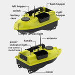 Barco de Isco para Pesca Exterior com Duplo Motor GPS D18B com 3 Recipientes para Isco, Ficha EUA, D18B GPS (Ficha UE), D18B GPS (Ficha EUA)