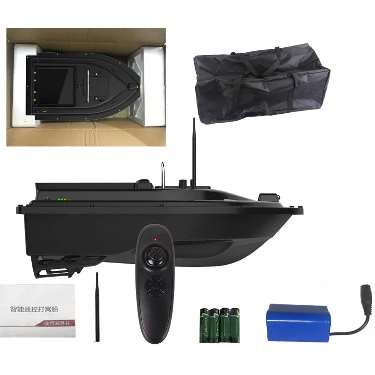 Barco de Isco RC Inteligente D16 com Capacidade de Carga de 2kg e Alcance de 500M, D16