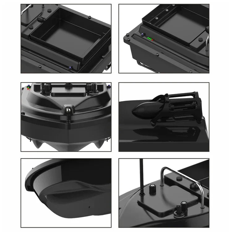 Barco de Isco RC Inteligente D16 com Capacidade de Carga de 2kg e Alcance de 500M, D16