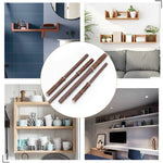 10 PCS Pregos Invisíveis para Prateleira de Parede com Placa Oculta, 10x145mm, 10x145mm