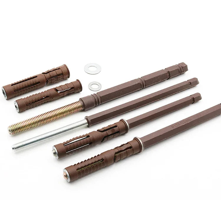 10 PCS Pregos Invisíveis para Prateleira de Parede com Placa Oculta, 12x120mm, 12x120mm