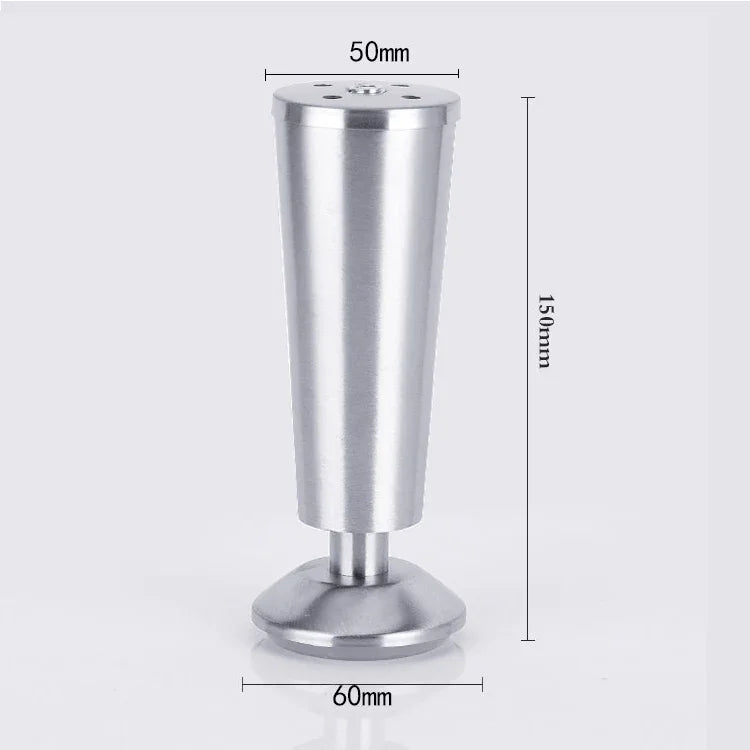 Pé de armário tipo copo ajustável espessado em aço inoxidável, 150mm, 150mm