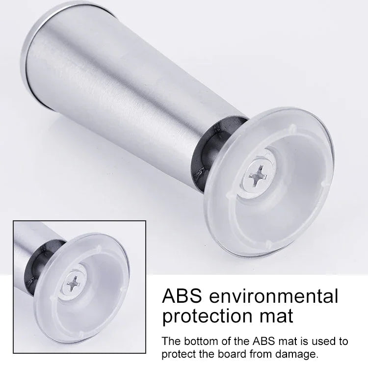 Pé de armário tipo copo ajustável espessado em aço inoxidável, 150mm, 150mm