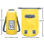 Saco Seco Impermeável para Exterior com Alças Duplas para os Ombros, Capacidade: 10L, 10L