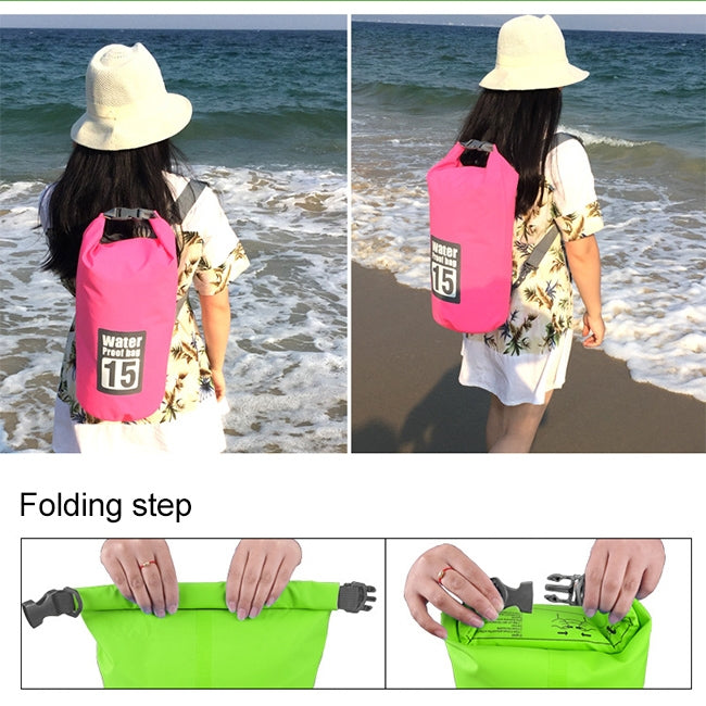 Saco Seco Impermeável para Exterior com Alças Duplas para os Ombros, Capacidade: 20L, 20L