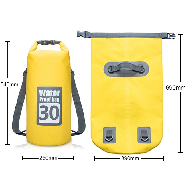 Saco Seco Impermeável para Exterior com Alças Duplas para os Ombros, Capacidade: 30L, 30L