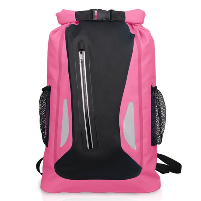 Saco Seco Impermeável para Exterior com Alças Duplas para os Ombros Saco Barril em PVC, Capacidade: 25L