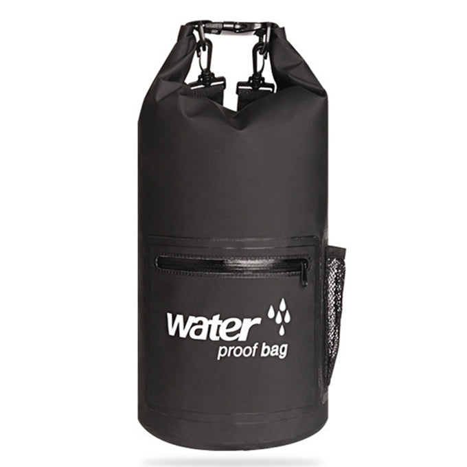 Mochila impermeável exterior com alças duplas, saco seco, saco de barril em PVC, capacidade: 20L, 20L
