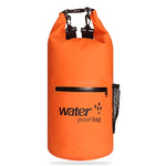 Mochila impermeável exterior com alças duplas, saco seco, saco de barril em PVC, capacidade: 20L, 20L