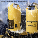 Mochila impermeável exterior com alças duplas, saco seco, saco de barril em PVC, capacidade: 20L, 20L