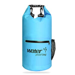 Mochila impermeável exterior com alças duplas, saco seco, saco de barril em PVC, capacidade: 20L, 20L