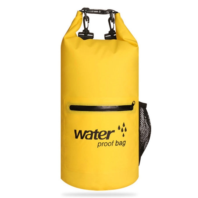 Mochila impermeável exterior com alças duplas, saco seco, saco de barril em PVC, capacidade: 20L, 20L