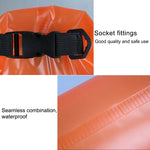 Saco seco impermeável exterior com alça única, saco de barril em PVC, capacidade: 5L, 5L