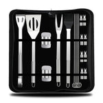 Conjunto de loiça para exterior 18 em 1, conjunto de ferramentas para camping, churrasco e piquenique, 18 em 1