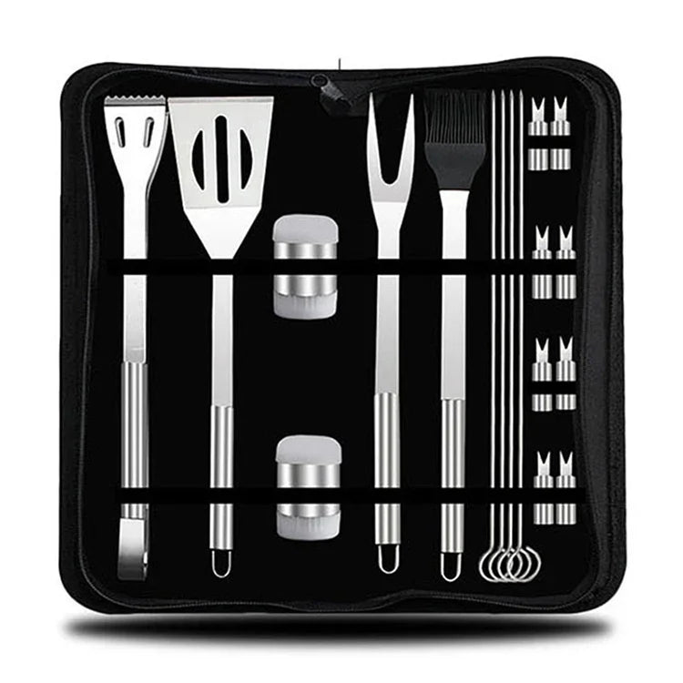Conjunto de loiça para exterior 18 em 1, conjunto de ferramentas para camping, churrasco e piquenique, 18 em 1