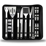Conjunto de Talheres 20 em 1 para Exterior Talheres para Campismo e Churrasco Conjunto de Ferramentas para Piquenique, 20 em 1