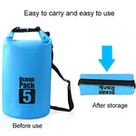 Outdoor Waterproof Single Shoulder Bag Dry Sack PVC Barrel Bag, Capacity: 3L, Capacity: 3L (Black), Capacity: 3L (Dark Blue), Capacity: 3L (Orange), Capacity: 3L (Pink), Capacity: 3L (Green), Capacity: 3L (Sky Blue), Capacity: 3L (Yellow)